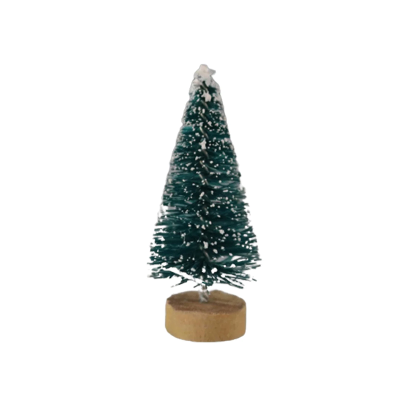 12pcs Mini Snow-Frosted Christmas Trees – DIY Crafts & Festive Décor - Image 4