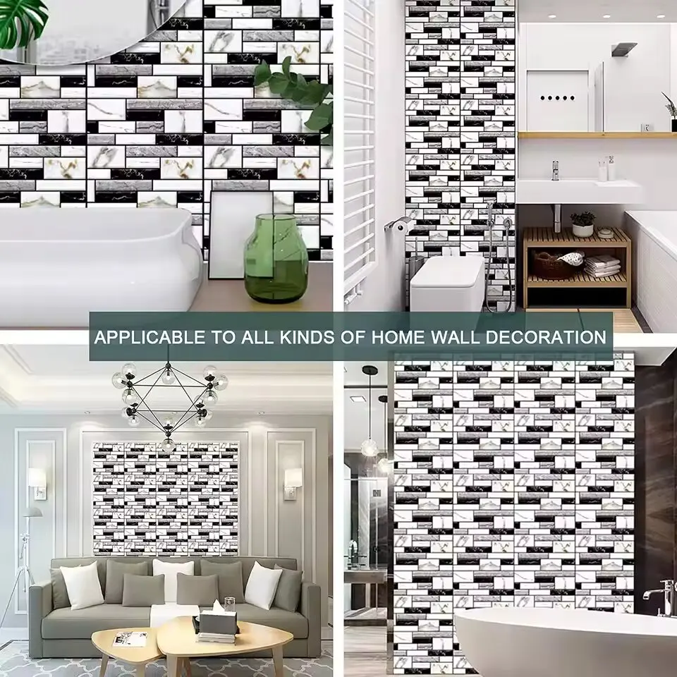 3D Self-Adhesive Brick Wall Stickers – Waterproof Foam Panels for Easy Home Décor - Image 4