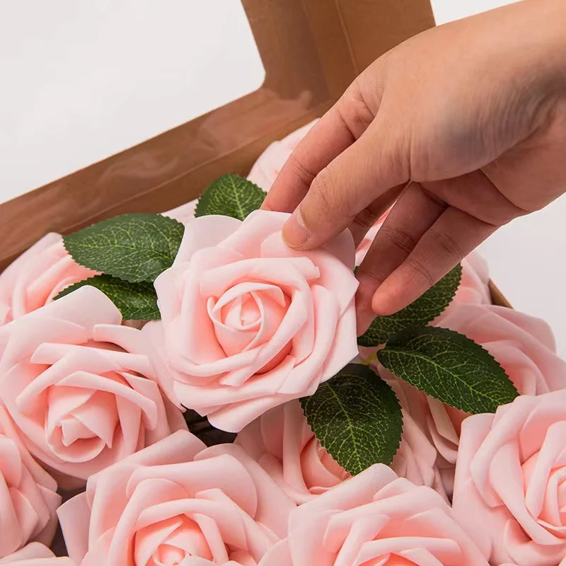 Artificial Foam Roses – Realistic Fake Flowers for Weddings & Décor - Image 5