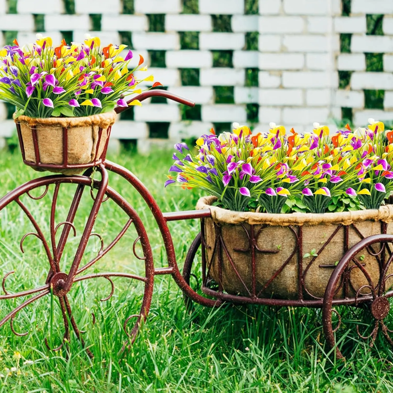 Artificial Calla Lily Bouquet – Faux Flowers for Wedding & Home Décor - Image 4