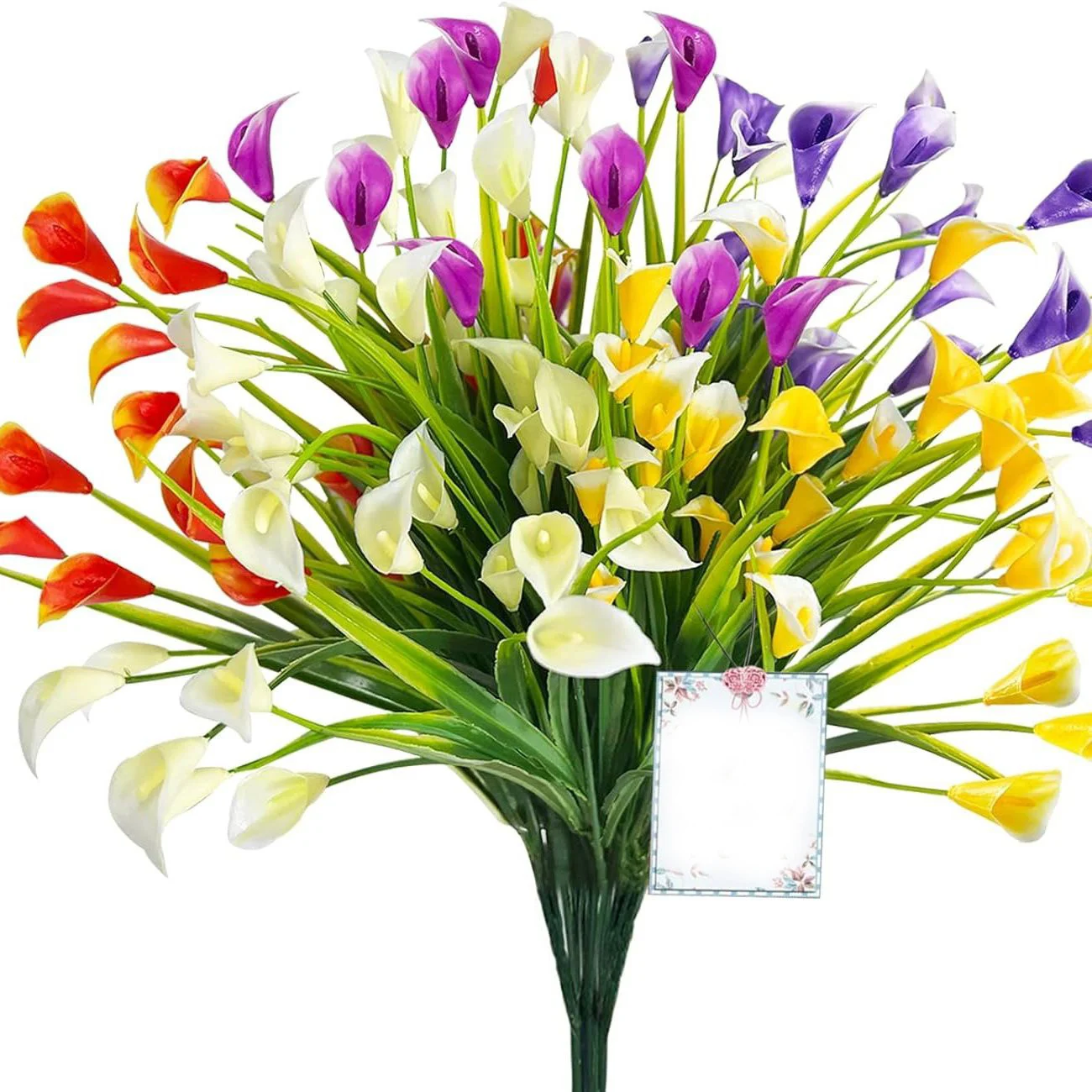Artificial Calla Lily Bouquet – Faux Flowers for Wedding & Home Décor