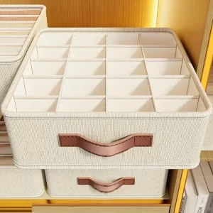 Fabric Drawer Organisers – Foldable Storage Boxes for Underwear, Socks & Bras