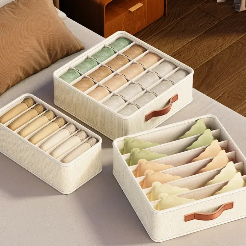 Fabric Drawer Organisers – Foldable Storage Boxes for Underwear, Socks & Bras - Image 5