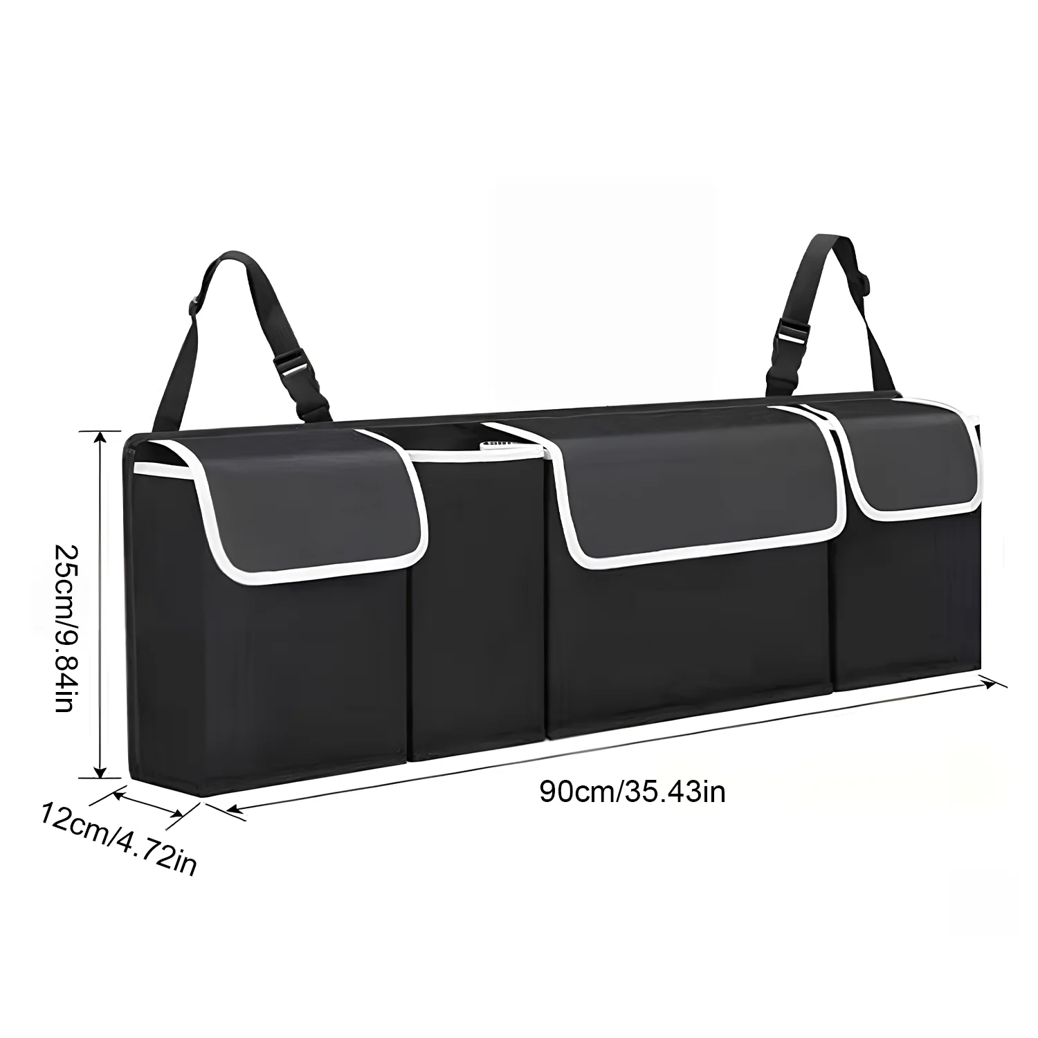 Car Boot Organiser – Hanging Backseat Storage Bag with Multi-Pocket Design - Image 6