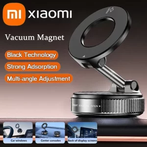 Xiaomi Vacuum Magnet Phone Bracket – 360° Foldable Magnetic Car Holder