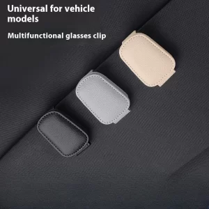 Magnetic Leather Sunglasses Holder