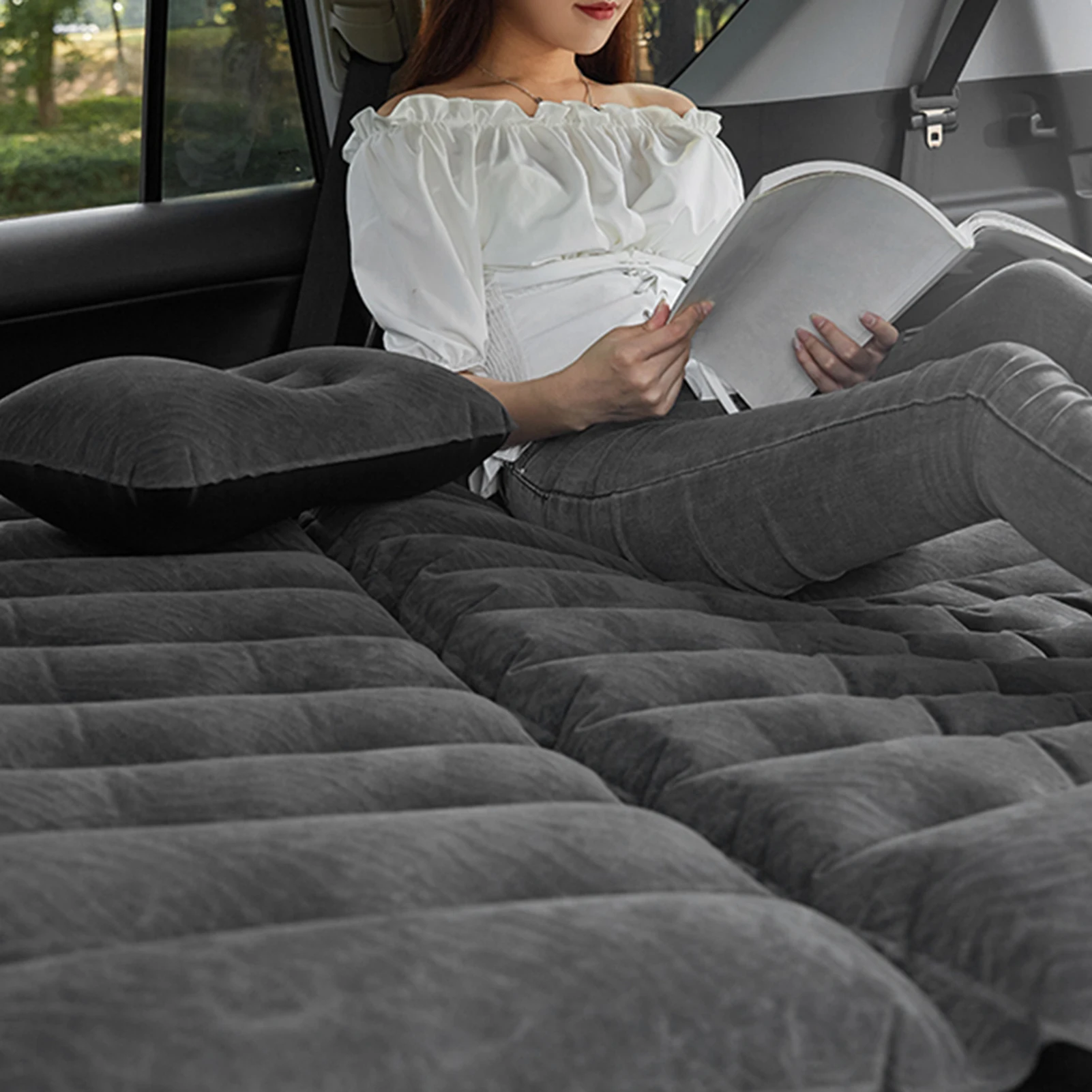 2-in-1 Multifunction Inflatable Car Travel Bed - Image 2