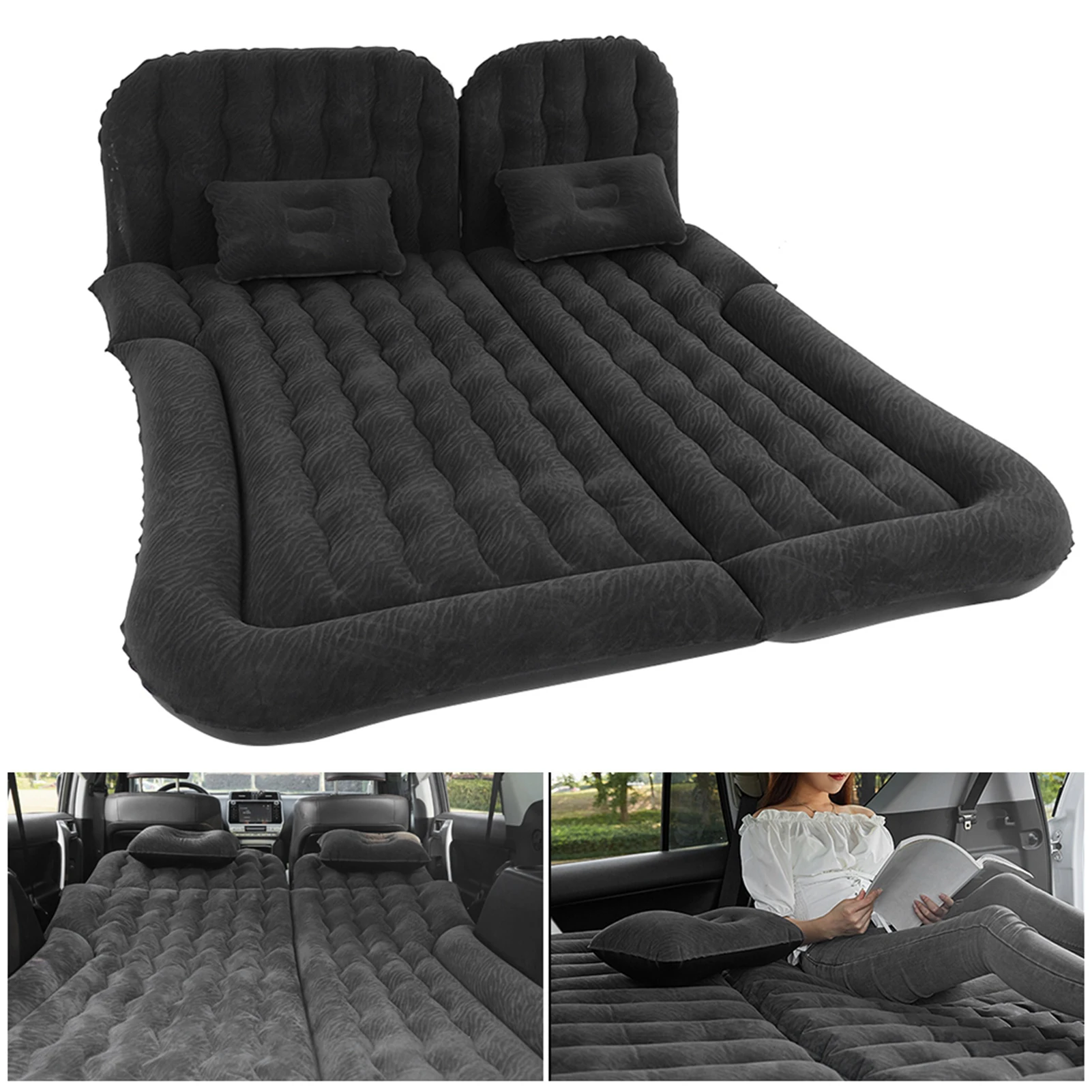 2-in-1 Multifunction Inflatable Car Travel Bed