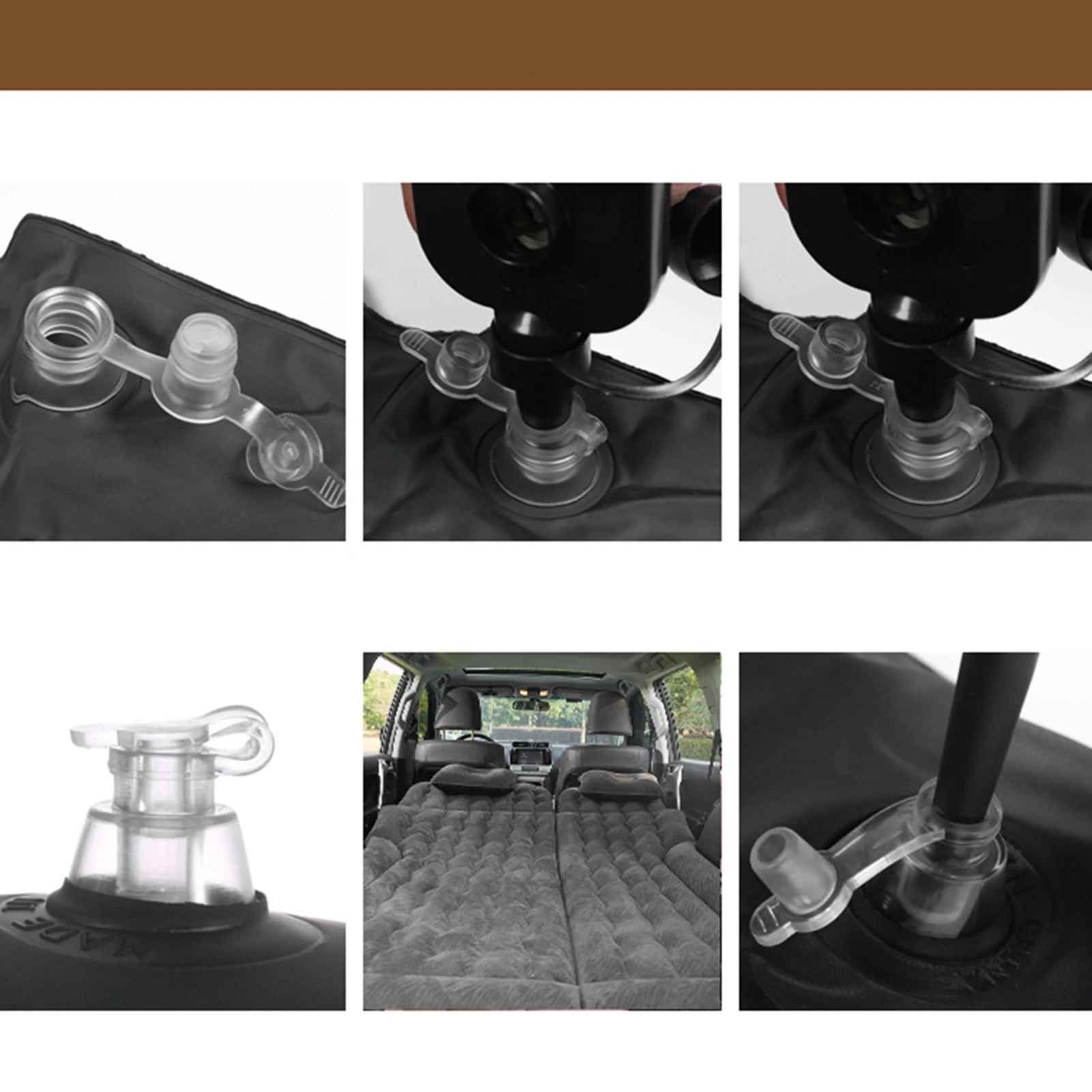 2-in-1 Multifunction Inflatable Car Travel Bed - Image 4