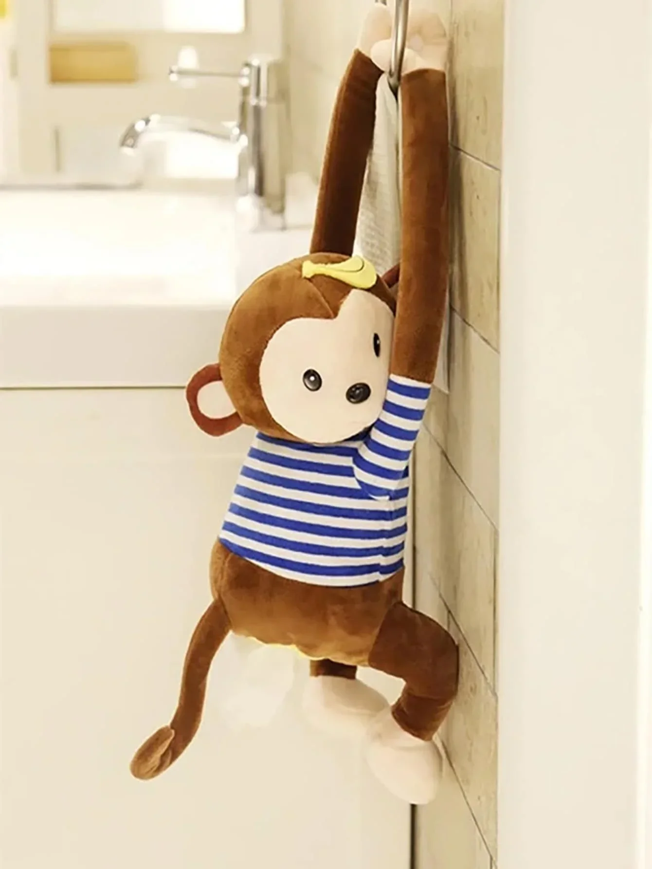 Cheeky Creative monkey shaped car tissue box - Image 3