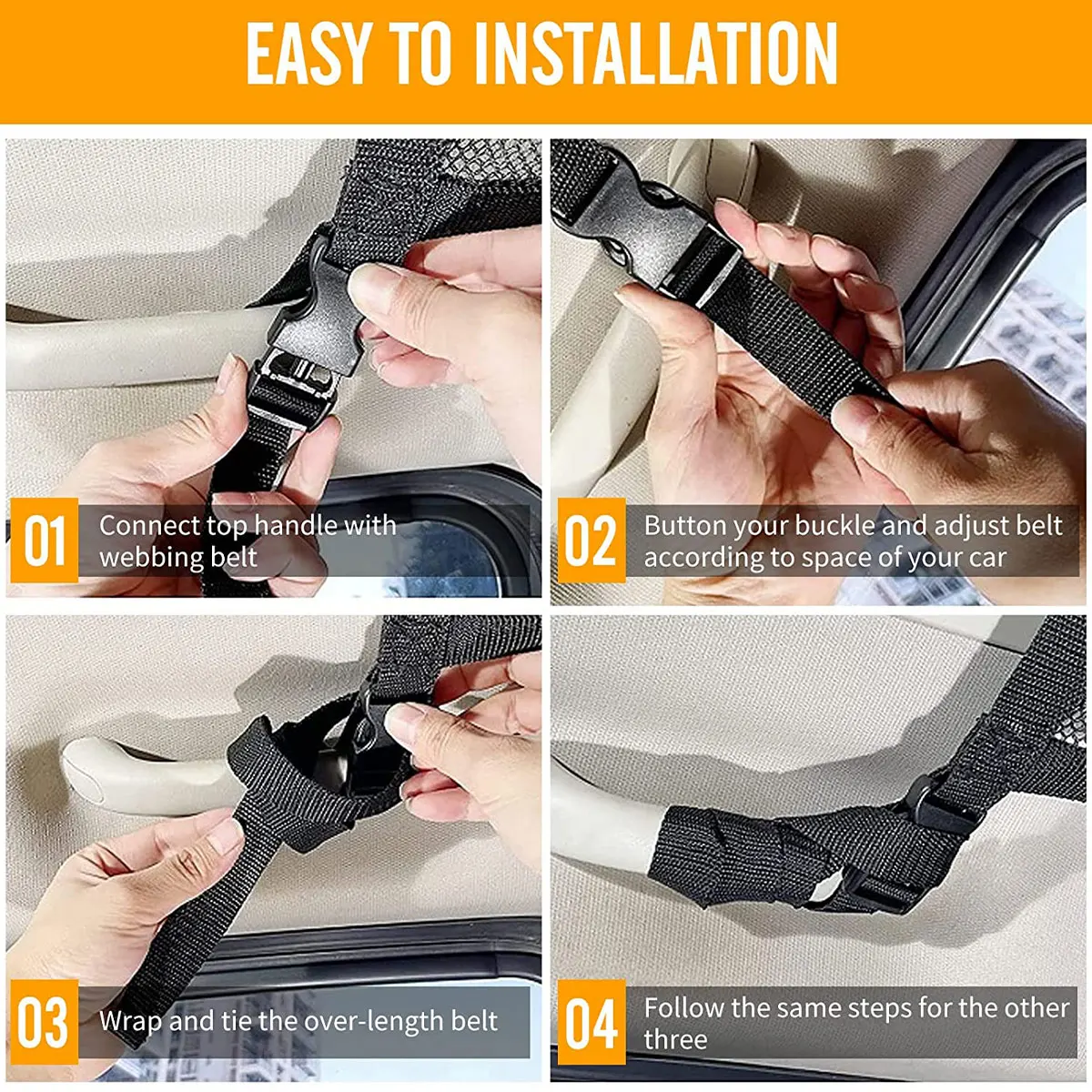 Car Ceiling Cargo Net Storage Organiser - Image 6