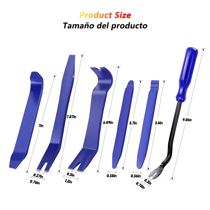 Auto Dismantle Tools Kit – Durable 5-Piece Trim & Panel Removal Set for Cars, Boats & DIY - Image 6