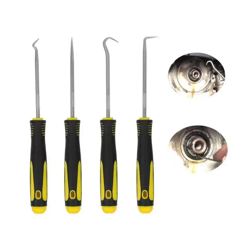 4-Piece Pick & Hook Set – Precision Seal & O-Ring Removal Tools for Automotive & DIY - Image 2