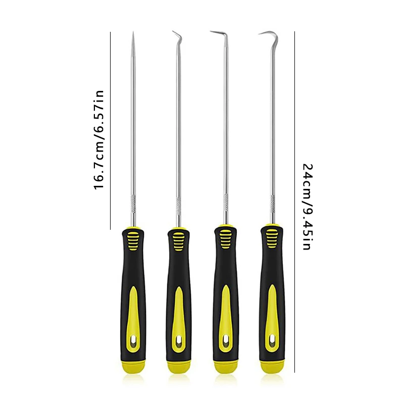 4-Piece Pick & Hook Set – Precision Seal & O-Ring Removal Tools for Automotive & DIY - Image 6