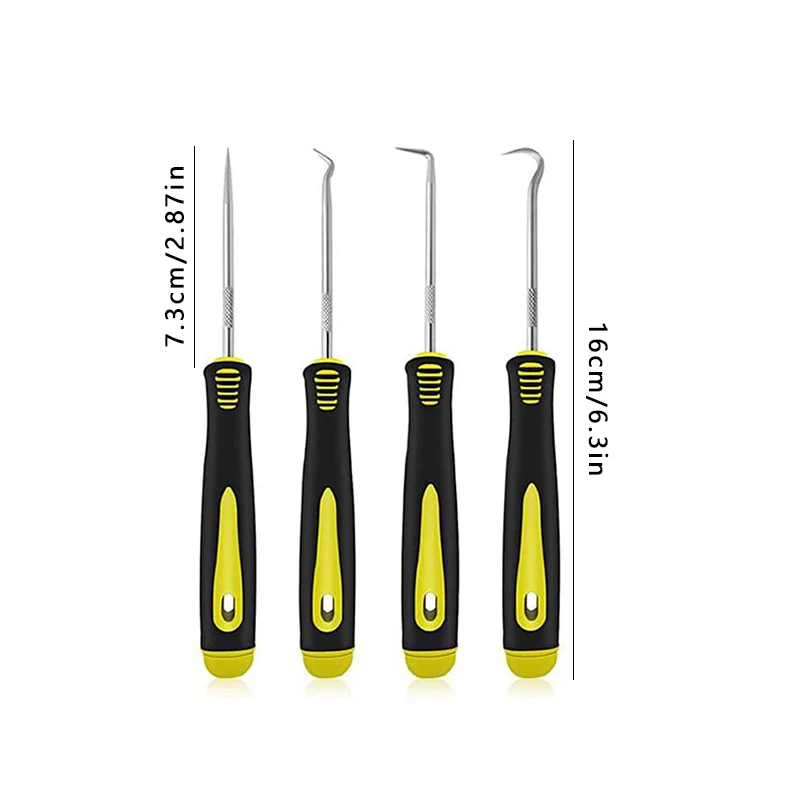 4-Piece Pick & Hook Set – Precision Seal & O-Ring Removal Tools for Automotive & DIY - Image 5