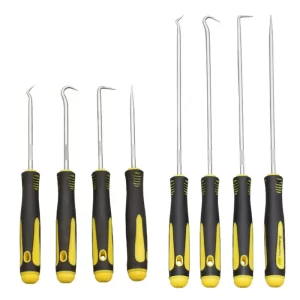 4-Piece Pick & Hook Set – Precision Seal & O-Ring Removal Tools for Automotive & DIY