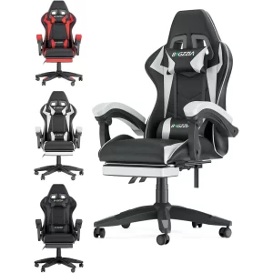 Game Longer. Sit Stronger. – The Ultimate Gaming Chair with Footrest!