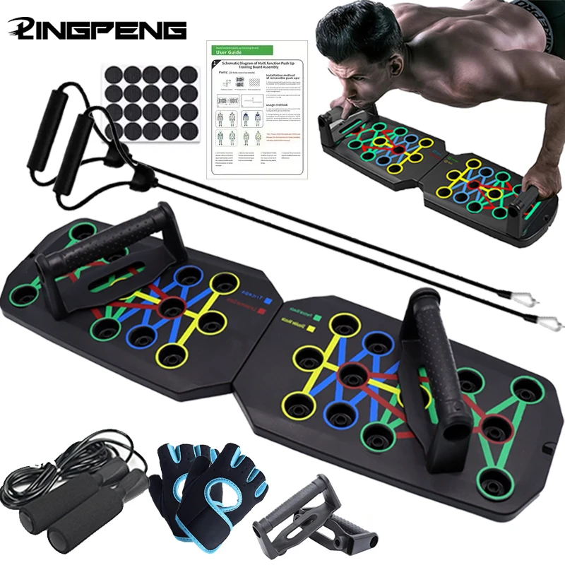 🏋️ Push-Up Board Set – Portable Multifunctional Fitness Trainer