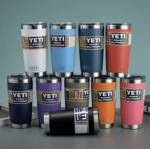 Collection of Yeti Tumblers